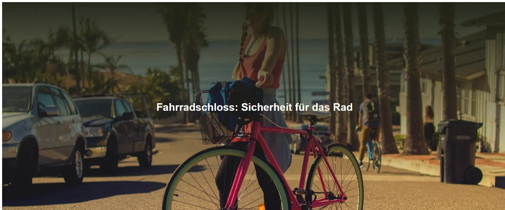 Fahrradschloss: Sicherheit für das Rad