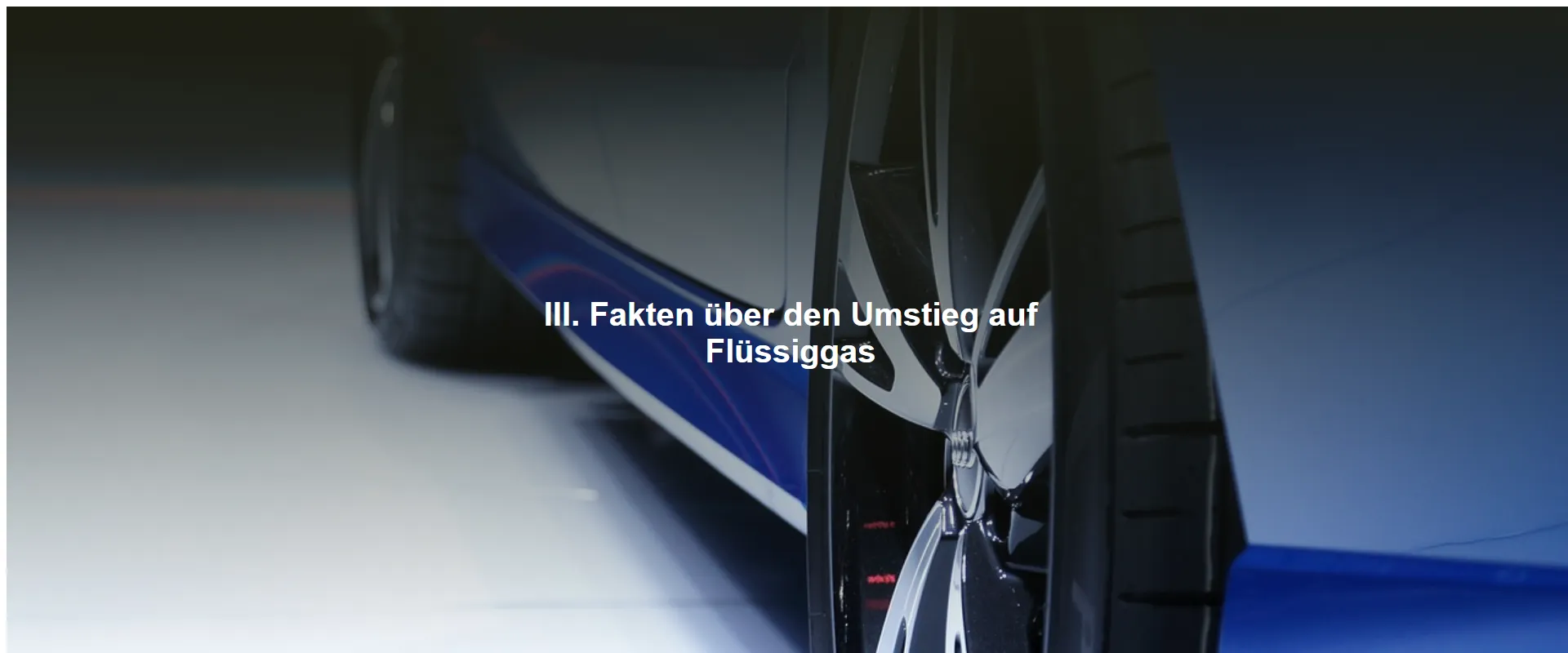 Fakten über den Umstieg auf Flüssiggas